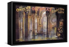 The Orient-Alfred Rava-Framed Stretched Canvas