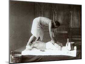 The Oriental Bath. Massage, 1880s-Dmitri Ivanovich Yermakov-Mounted Photographic Print