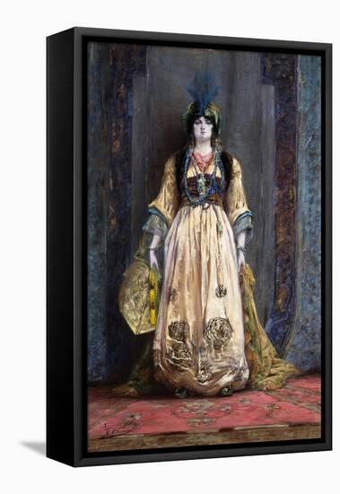 The Oriental Costume-Georges Clairin-Framed Stretched Canvas