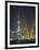 The Oriental Pearl Tower in the Pudong District at Night, Shanghai, China, Asia-Angelo Cavalli-Framed Photographic Print