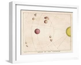 The Origin of Asteroids-Charles F. Bunt-Framed Art Print