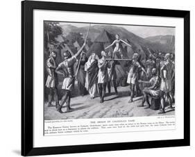 The Origin of Caligula's Name-A.C. Weatherstone-Framed Giclee Print