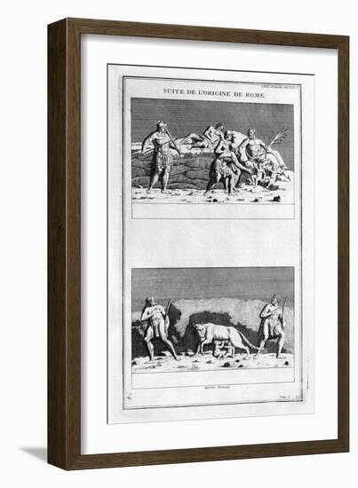 The Origin of Rome, 1757-Bernard De Montfaucon-Framed Giclee Print