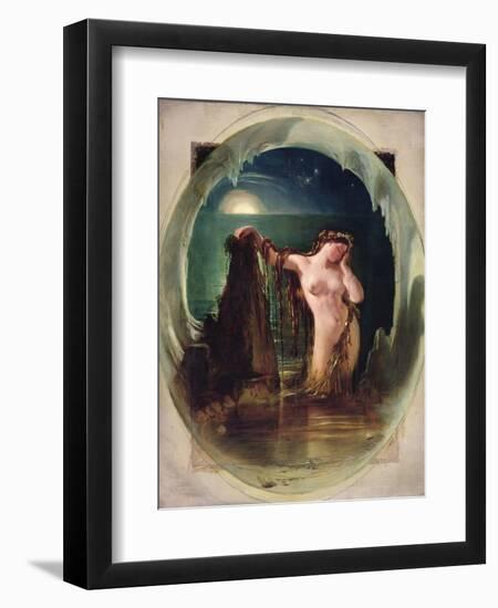 The Origin of the Harp, C.1842-Daniel Maclise-Framed Giclee Print