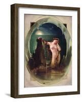 The Origin of the Harp, C.1842-Daniel Maclise-Framed Giclee Print