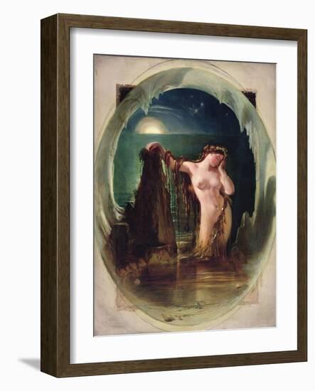 The Origin of the Harp, C.1842-Daniel Maclise-Framed Giclee Print