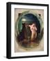 The Origin of the Harp, C.1842-Daniel Maclise-Framed Giclee Print