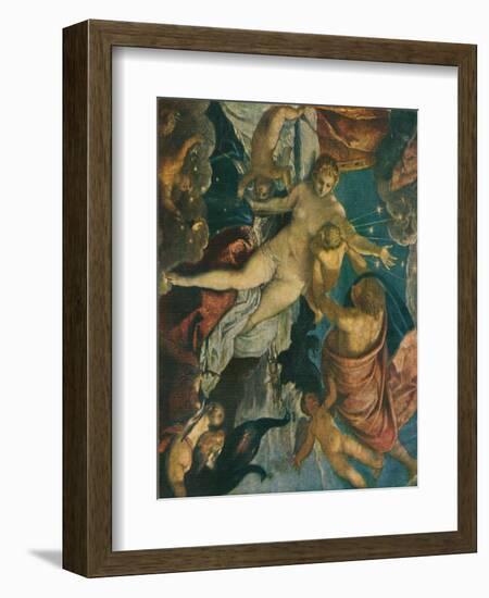 'The Origin of the Milky Way', 1575, (1909)-Jacopo Tintoretto-Framed Giclee Print