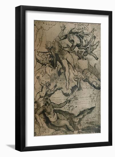 'The Origin of the Milky Way', c1575 (1932)-Jacopo Tintoretto-Framed Premium Giclee Print