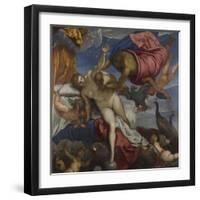 The Origin of the Milky Way, Ca. 1575-Jacopo Tintoretto-Framed Giclee Print