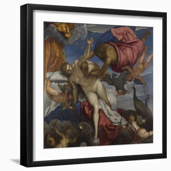 The Origin of the Milky Way, Ca. 1575-Jacopo Tintoretto-Framed Giclee Print