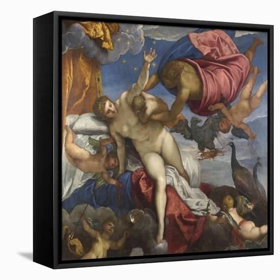 The Origin of the Milky Way-Tintoretto-Framed Stretched Canvas