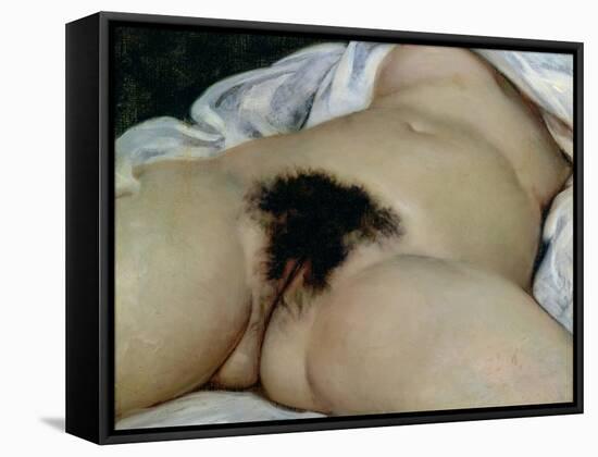 The Origin of the World, 1866-Gustave Courbet-Framed Stretched Canvas