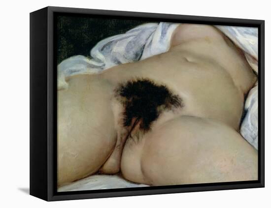 The Origin of the World, 1866-Gustave Courbet-Framed Stretched Canvas