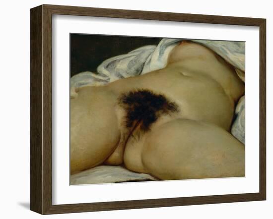The Origin of the World-Gustave Courbet-Framed Giclee Print