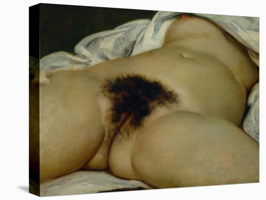 The Origin of the World-Gustave Courbet-Stretched Canvas