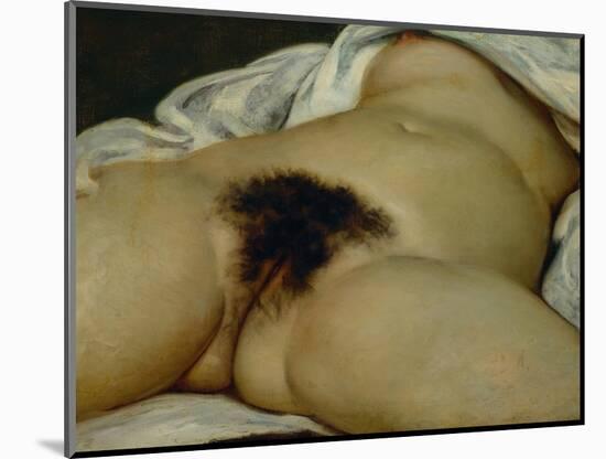 The Origin of the World-Gustave Courbet-Mounted Giclee Print