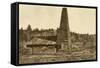 The Original 1859 Drake Oil Well in Titusville, Pennsylvania, the 1st Ever Drilled in the U.S-null-Framed Stretched Canvas