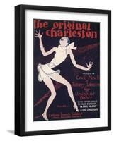 The Original Charleston, as Danced by Josephine Baker at the Folies-Bergere Paris-Roger de Valerio-Framed Photographic Print