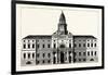 The Original Design for the East Front of the New Building for the University of Edinburgh-null-Framed Giclee Print