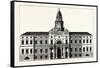 The Original Design for the East Front of the New Building for the University of Edinburgh-null-Framed Stretched Canvas