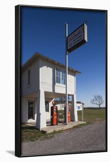 The Original Lucille's Route 66 Roadhouse, Hydro, Oklahoma, USA-Walter Bibikow-Framed Photographic Print