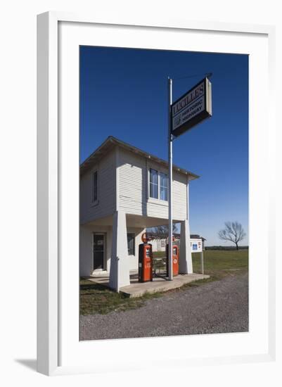 The Original Lucille's Route 66 Roadhouse, Hydro, Oklahoma, USA-Walter Bibikow-Framed Photographic Print