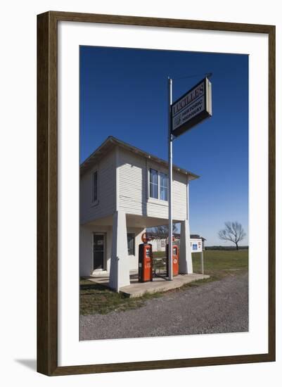 The Original Lucille's Route 66 Roadhouse, Hydro, Oklahoma, USA-Walter Bibikow-Framed Photographic Print