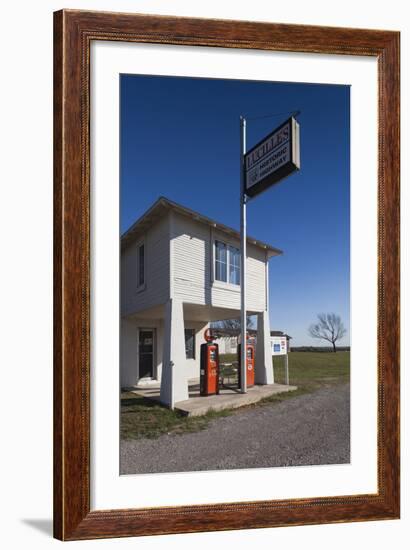 The Original Lucille's Route 66 Roadhouse, Hydro, Oklahoma, USA-Walter Bibikow-Framed Photographic Print