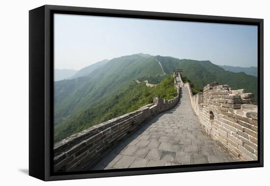 The Original Mutianyu Section of the Great Wall, Beijing, China-Michael DeFreitas-Framed Stretched Canvas