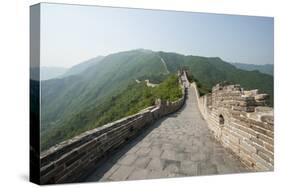 The Original Mutianyu Section of the Great Wall, Beijing, China-Michael DeFreitas-Stretched Canvas