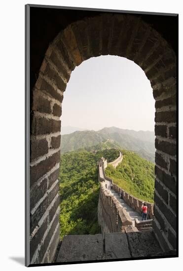 The Original Mutianyu Section of the Great Wall, Beijing, China-Michael DeFreitas-Mounted Photographic Print