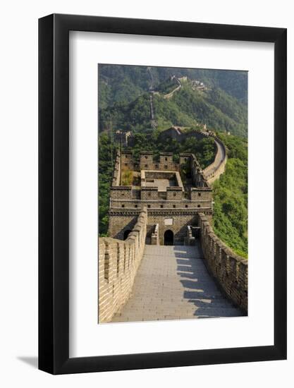 The Original Mutianyu Section of the Great Wall, Beijing, China-Michael DeFreitas-Framed Photographic Print