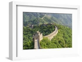 The Original Mutianyu Section of the Great Wall, Beijing, China-Michael DeFreitas-Framed Photographic Print