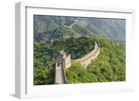 The Original Mutianyu Section of the Great Wall, Beijing, China-Michael DeFreitas-Framed Photographic Print