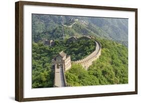 The Original Mutianyu Section of the Great Wall, Beijing, China-Michael DeFreitas-Framed Photographic Print