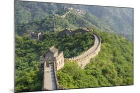 The Original Mutianyu Section of the Great Wall, Beijing, China-Michael DeFreitas-Mounted Photographic Print