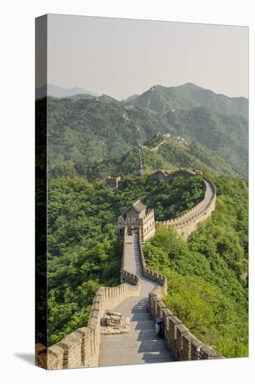 The Original Mutianyu Section of the Great Wall, UNESCO World Heritage Site, Beijing, China, Asia-Michael DeFreitas-Stretched Canvas