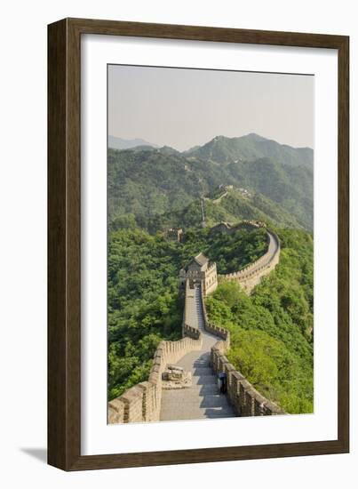 The Original Mutianyu Section of the Great Wall, UNESCO World Heritage Site, Beijing, China, Asia-Michael DeFreitas-Framed Photographic Print