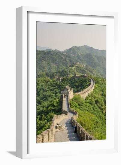 The Original Mutianyu Section of the Great Wall, UNESCO World Heritage Site, Beijing, China, Asia-Michael DeFreitas-Framed Photographic Print