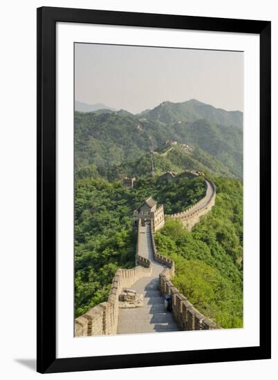 The Original Mutianyu Section of the Great Wall, UNESCO World Heritage Site, Beijing, China, Asia-Michael DeFreitas-Framed Photographic Print