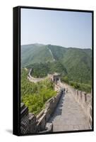 The Original Mutianyu Section of the Great Wall, UNESCO World Heritage Site, Beijing, China, Asia-Michael DeFreitas-Framed Stretched Canvas