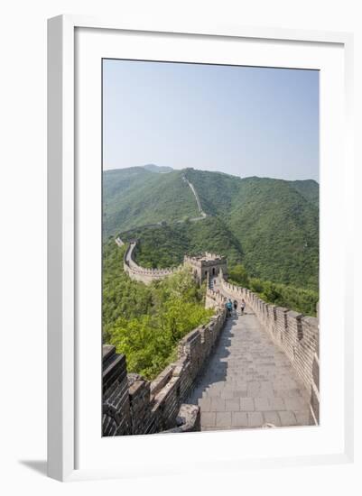 The Original Mutianyu Section of the Great Wall, UNESCO World Heritage Site, Beijing, China, Asia-Michael DeFreitas-Framed Photographic Print