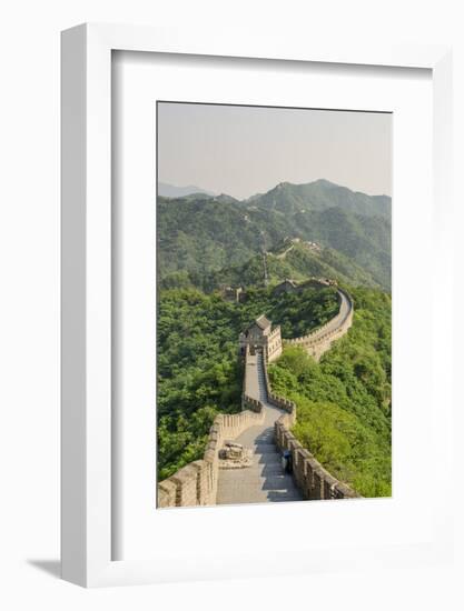 The Original Mutianyu Section of the Great Wall, UNESCO World Heritage Site, Beijing, China, Asia-Michael DeFreitas-Framed Photographic Print