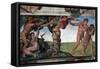 The Original Sin and the Expulsion from Paradise-null-Framed Stretched Canvas