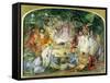 The Original Sketch for the Fairy's Banquet-John Anster Fitzgerald-Framed Stretched Canvas