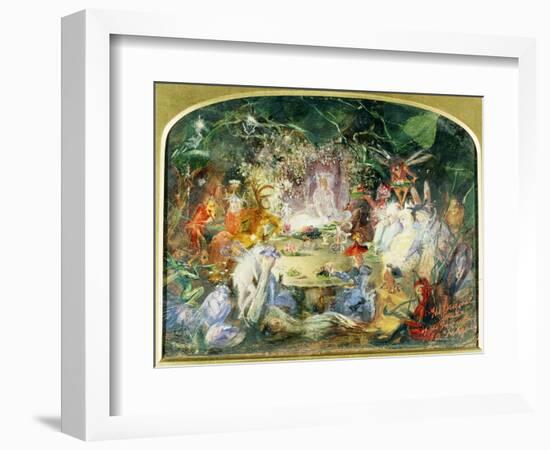 The Original Sketch for the Fairy's Banquet-John Anster Fitzgerald-Framed Giclee Print