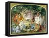 The Original Sketch for the Fairy's Banquet-John Anster Fitzgerald-Framed Stretched Canvas
