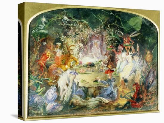 The Original Sketch for the Fairy's Banquet-John Anster Fitzgerald-Stretched Canvas