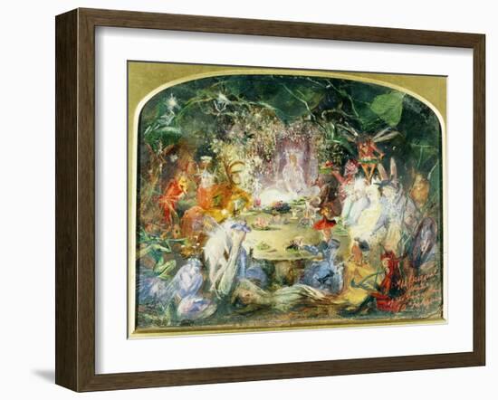 The Original Sketch for the Fairy's Banquet-John Anster Fitzgerald-Framed Giclee Print